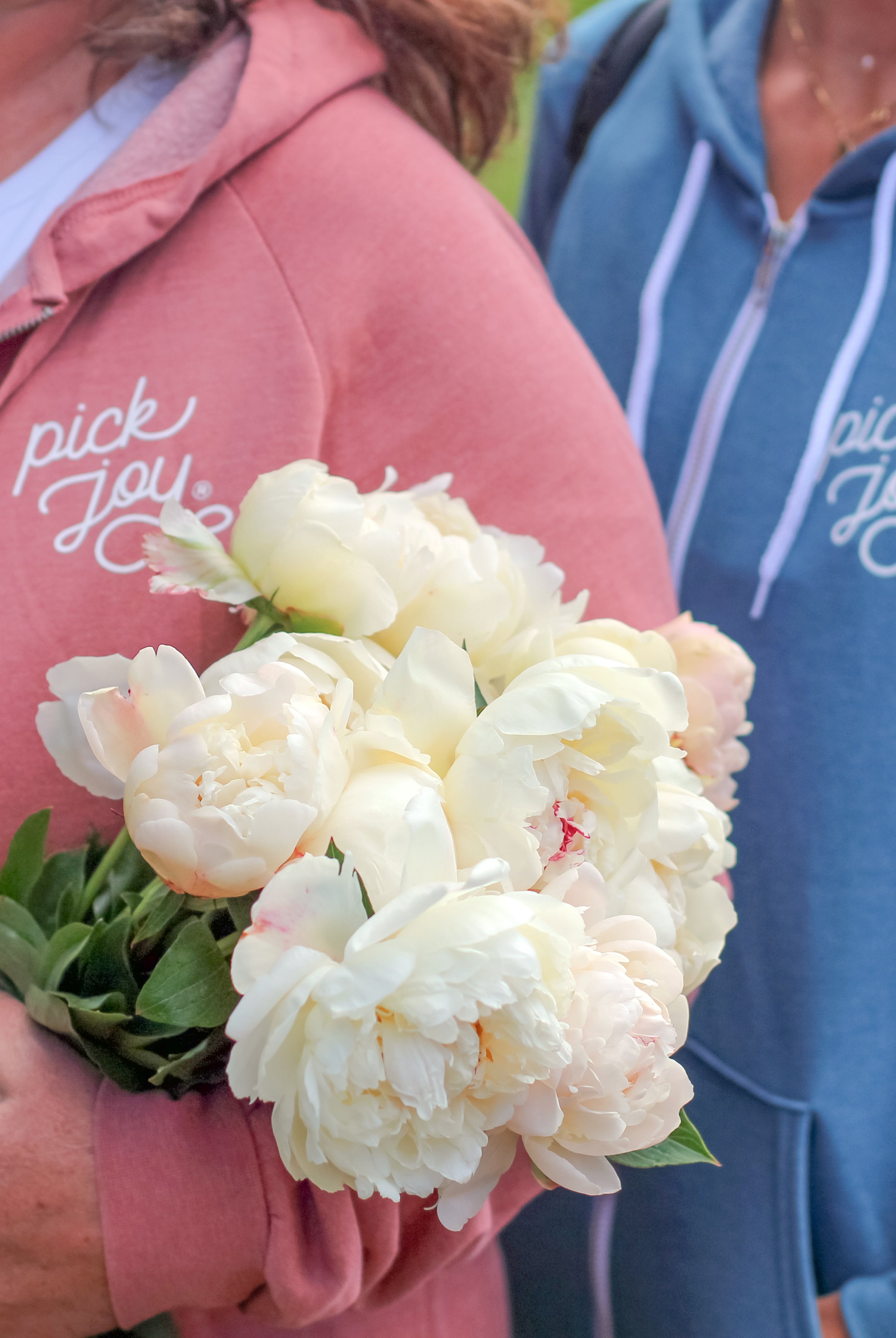 Pick Joy Zip Hoodie - Dusty Rose-Apparel-Alaska Beauty Peony Coop-Small-Alaska Beauty Peony Coop