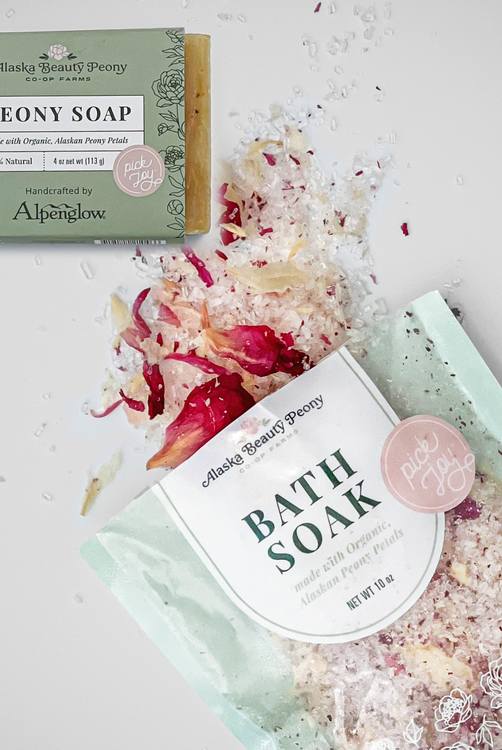 Peony-Lovers Bath Set