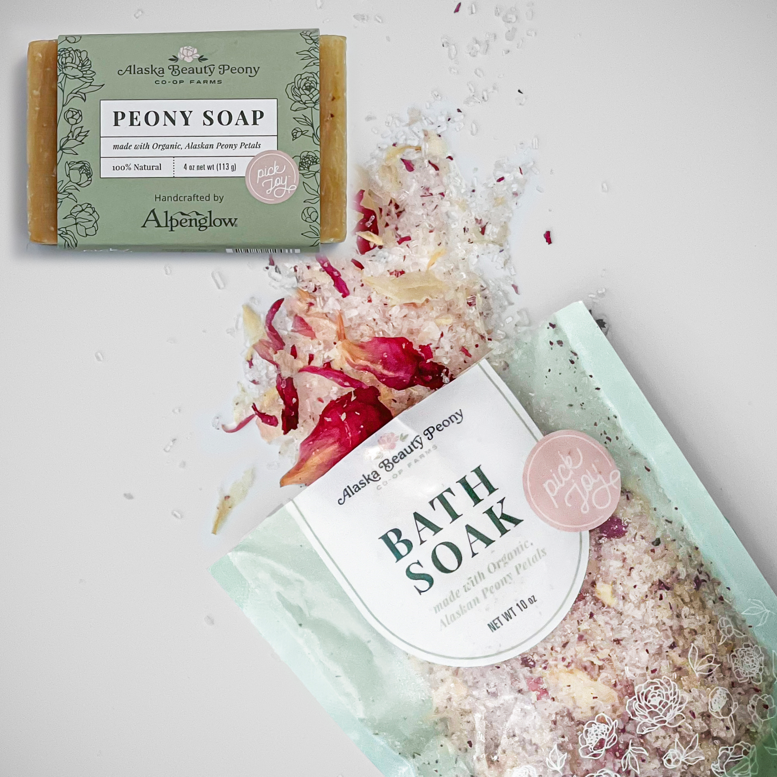 Peony-Lovers Bath Set