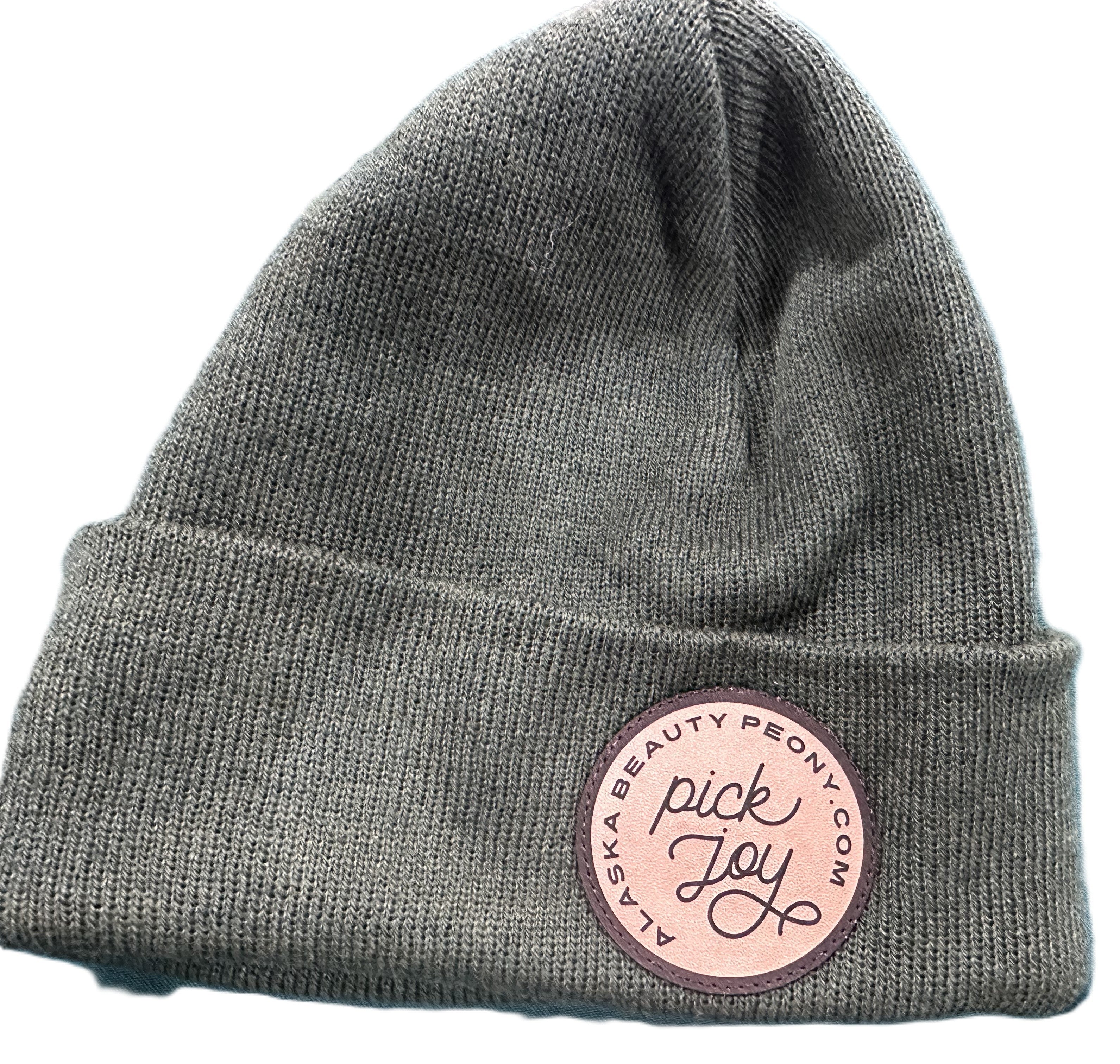 Pick Joy Packhouse Beanie-Apparel-Alaska Beauty Peony Coop-Forest Green-Alaska Beauty Peony Coop