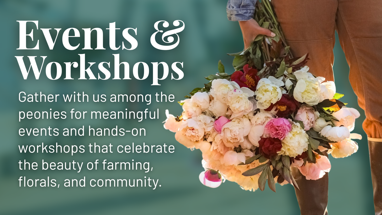 Events & Workshops | Book Your Spot | Alaska Beauty Peony Cooperative | Homer, AK